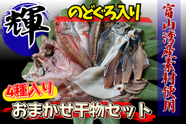 富山湾産おまかせ干物セット「輝」