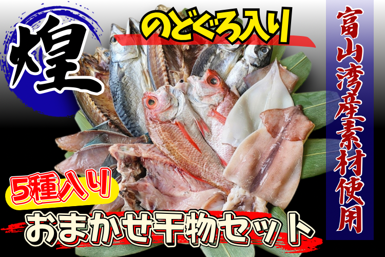 富山湾産おまかせ干物セット「煌」